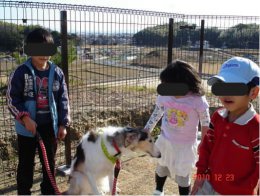 子供たちとパール