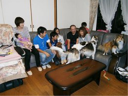 岩手県からお客様とセラピードッグ