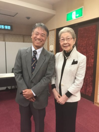 石垣靖子先生と